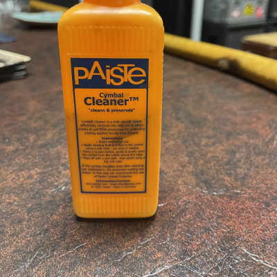 Paiste Cymbal cleaner 2017 Orange and Blue image 1