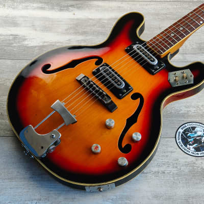1960's Greco Japan EG-135 Hollowbody Electric Guitar (Sunburst