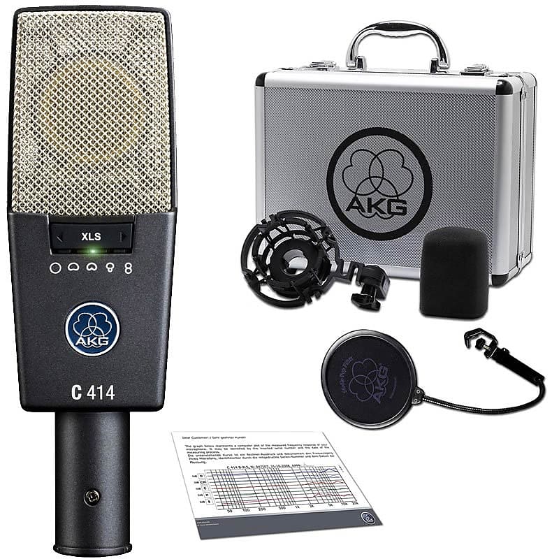 AKG C414-XLS - Large-diaphragm Condenser Microphone image 1