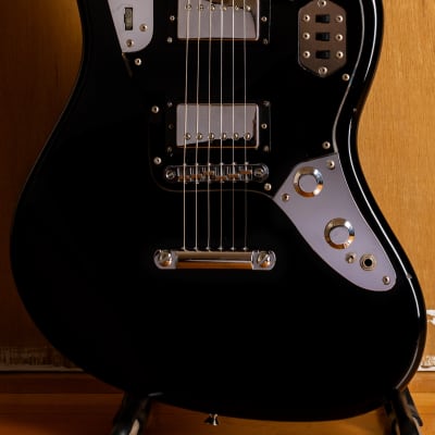 2004 Fender Japan Jaguar Special JGS HH Black LED pickguard Hardtail offset guitar - CIJ image 4