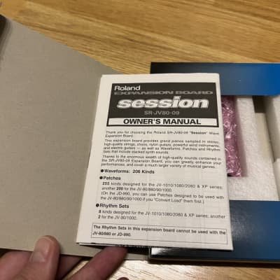 Roland SR-JV80-09 Session Expansion Board | Reverb