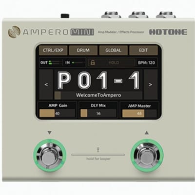 Hotone Ampero Mini MP-50 Guitar Bass Amp Modeling IR