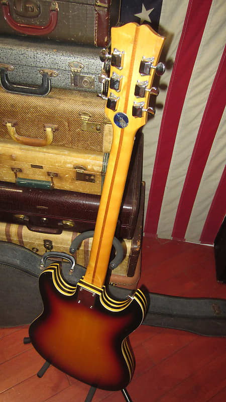 Vintage 1960's Kent Model 741 Triple Pickup Semi-Hollow Vintage 1960's Kent Model 741 Triple Pickup Semi-Hollow