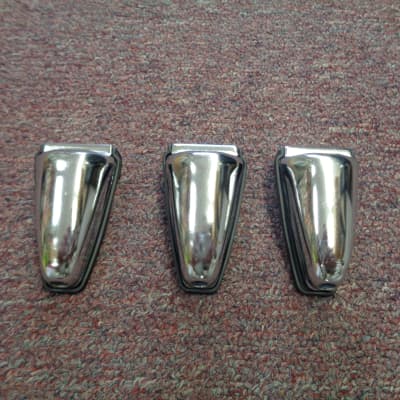Used Ludwig PC1000 Bass Drum Hoop Claws Set of 3 image 2