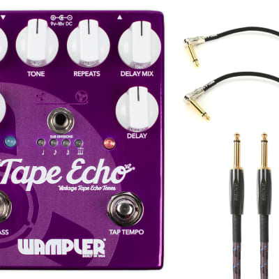 New Wampler Faux Tape Echo V2 Delay Guitar Effects Pedal image 1
