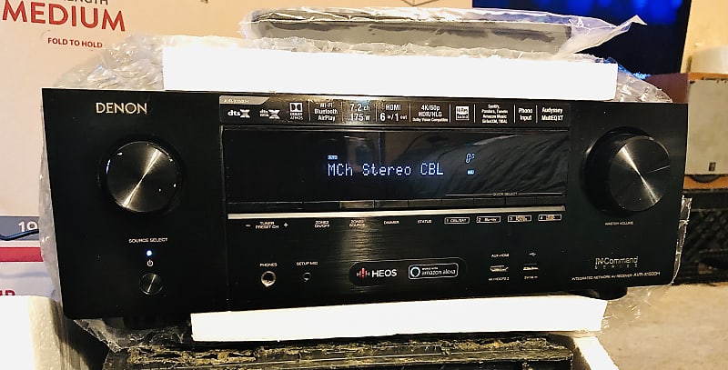 Denon AVR-X1500H 7.2 Channel 4K Ultra HD Network Receiver w