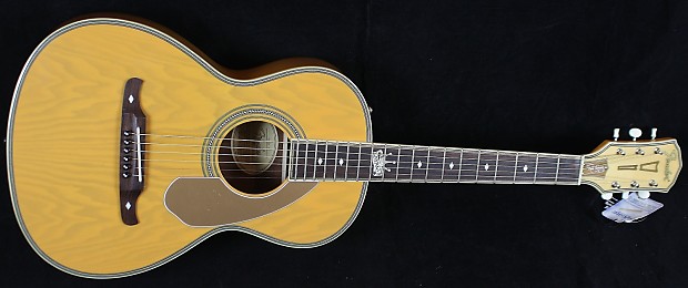 Fender Ron Emory Loyalty Parlor Ash Acoustic Guitar 2013 Butterscotch