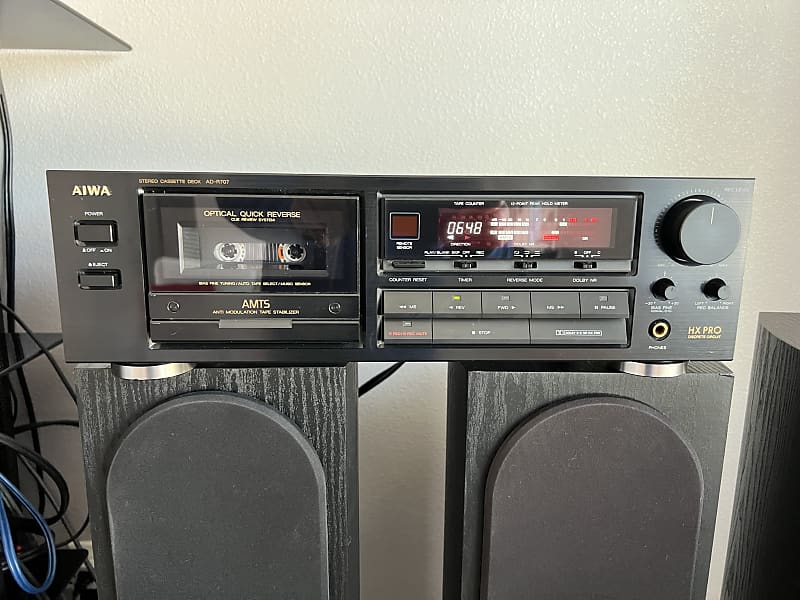 AIWA AD-R707 2-head auto reverse Cassette Deck | Reverb