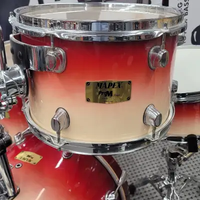 Mapex Pro M Series 4 Pc Shell Pack With Extras 2000s Red Fade image 7