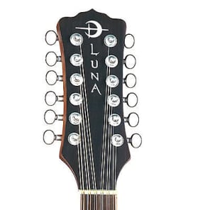 Luna Guitars Heartsong 12 String Concert A/E Guitar, b-band, USB Upgrade, SONG12 image 5