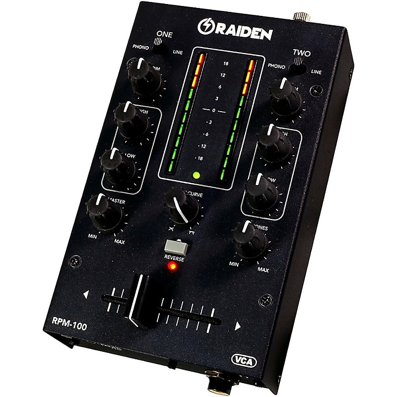 Raiden RPM-100 Portable 2-Channel DJ Mixer Regular | Reverb