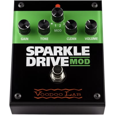 Voodoo Lab Sparkle Drive MOD Overdrive Guitar Effects Pedal for sale