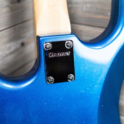 Kramer Baretta "Hot Rod" Electric Guitar  - Blue Sparkle Flames (9014-BO) image 7