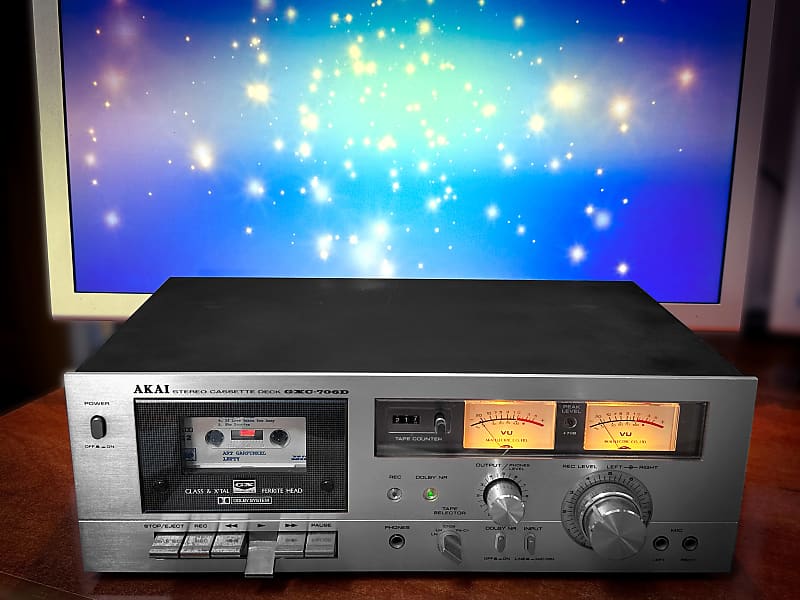 AKAI GXC-706D 🌈RaRe🌈 (1978) Vintage Stereo Cassette | Reverb France