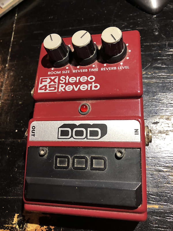 DOD Stereo Reverb FX45 1980s Red | Reverb