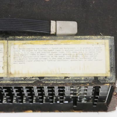 1977 Sennheiser VSM201 Vocoder 20-Band Analog Voice Synthesizer Rare Vocal Microphone Mic Effect Synth Used by Daft Punk image 12