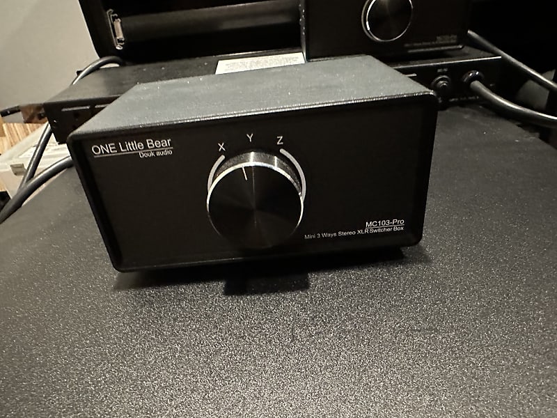 Douk Audio ONE Little Bear MC-103 Pro XLR Switch - 2020s - Powder coat  			