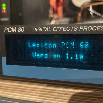 Super clean Lexicon PCM 80 Digital Effects Processor with FX card!! image 6