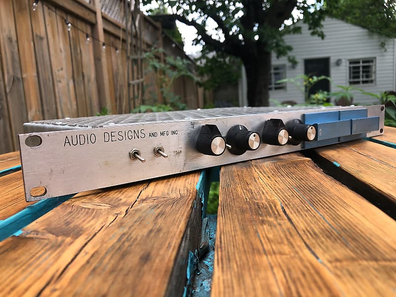 Audio Designs & Manufacturing (ADM) 668 Microphone Preamps Reverb