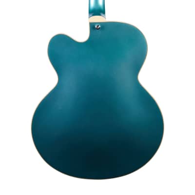 D'Angelico Premier EXL-1 Hollowbody Archtop Ocean Turquoise w/ Gig Bag image 3