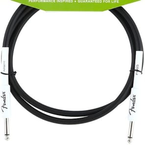 Fender Performance Series Instrument Cable, 5', Black 2016