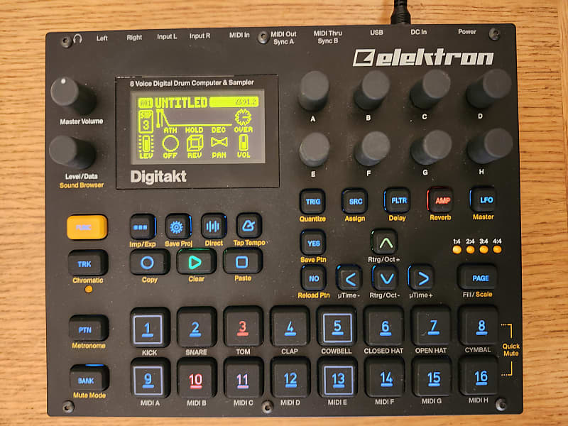 Elektron Digitakt Eight-Voice Digital Drum Computer/Sampler