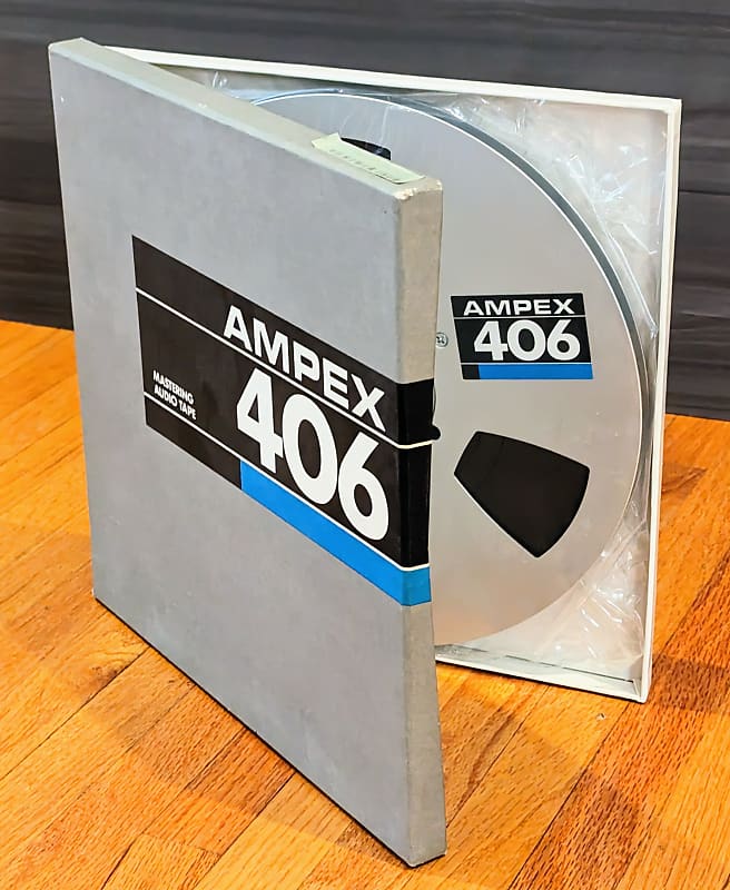 Ampex 406 Mastering Reel & Tape (10.5” X 1/4” Reel)