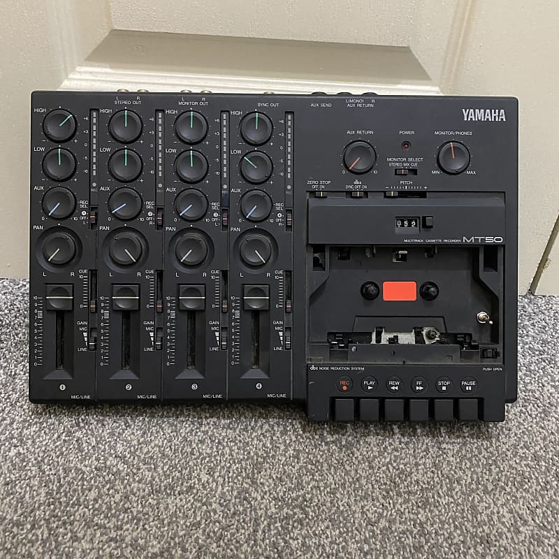 YAMAHA MT-50 analog 4 track multitrack cassette recorder mixer [dual speed  modded]