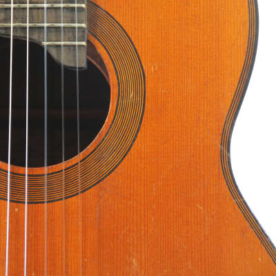 Lucien Gelas 1956 double top classical guitar - very interesting construction + extremly good sounding historical guitar - video! image 3