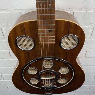 1970's Orpheum Resonator Acoustic Guitar - Del Vecchio Dinamico Replica image 20