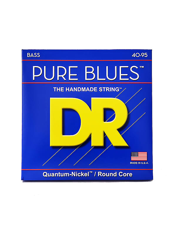 DR PBVW-40 - Pure Blues - Quantum Nickel, jeu guitare basse, Extra