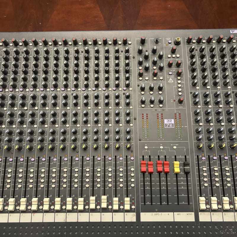 Soundcraft Spirit Auto - 24 track x 8 bus studio mixing console 1990's Grey  | Reverb