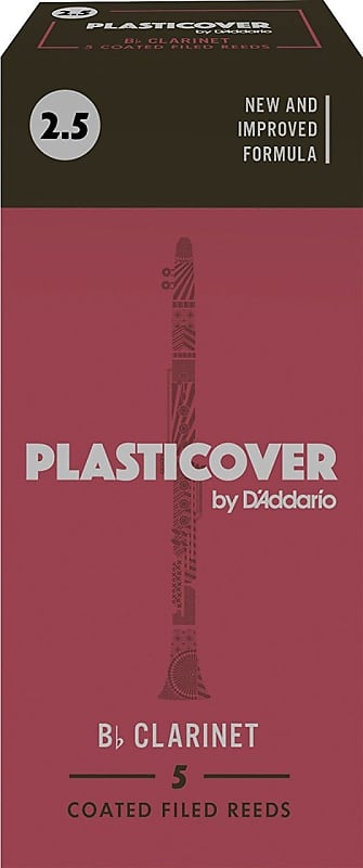 Plasticover by D'Addario - Bb Clarinet #2.5 - 5-pack image 1
