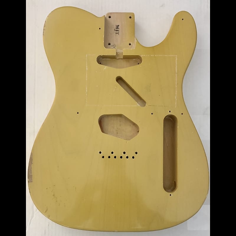 MJT Aged Relic Tele Body VTT Butterscotch Blonde Swamp Ash Telecaster  Blackguard 52