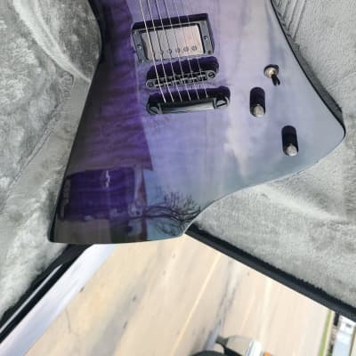 ESP LTD Snakebyte Baritone  Flamed Purple image 3