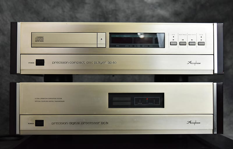 Accuphase DP-80 Compact Disc CD Player & DC-81 DAC in Very Good Condition |  Reverb UK