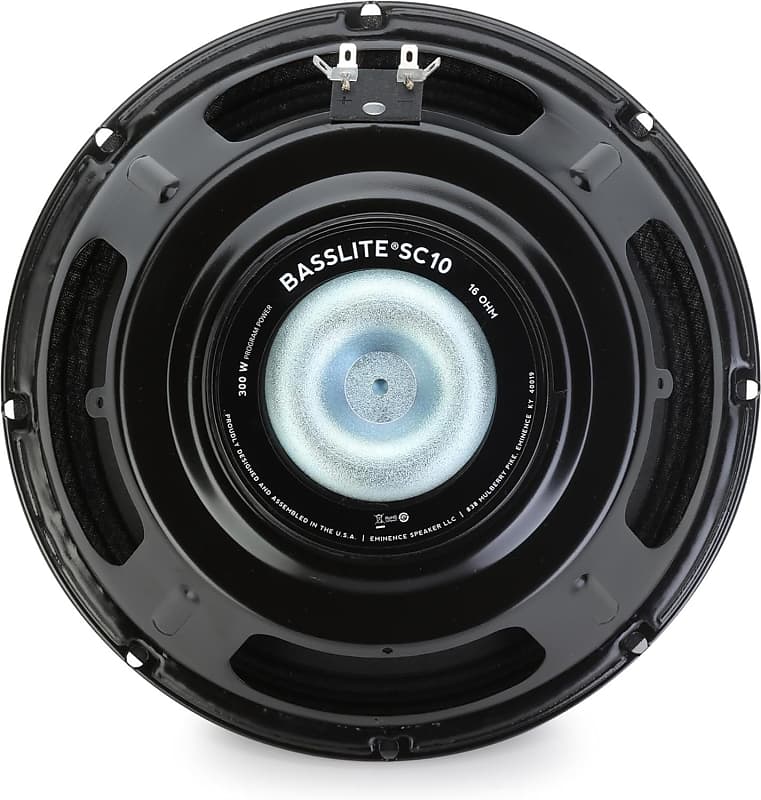 Eminence Basslite SC10 10" Bass Guitar Speaker, 150 Watts at Reverb