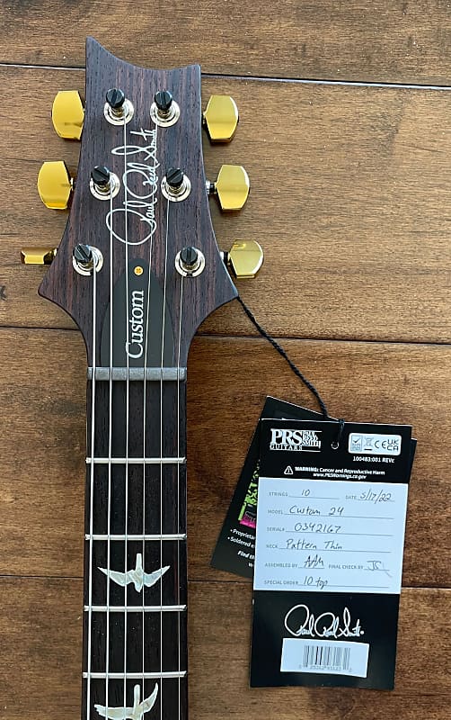 PRS Custom 24 Electric Guitar Nickel Package Charcoal