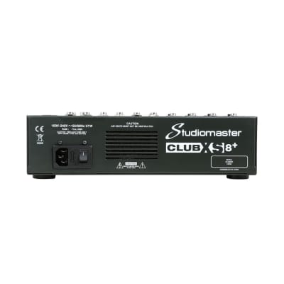 Studiomaster Club XS8+ Compact Mixing Console Ideal Karaoke Mixer image 4