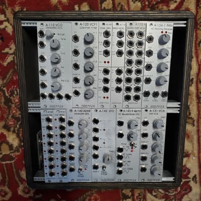 12 Doepfer Modules A-110, A-120, A148, A114, A-132-4, A-134-1, A160, A161, A-140, A-145, A-143-9, A-131 Analog Doepfer System Eurorack Modules- Silver image 3
