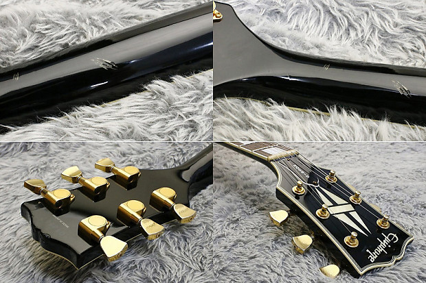 2000 made Epiphone Japan Les Paul CUSTOM LPC-80 Black Duncan