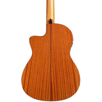 Cordoba Fusion 12 Natural Cedar Top Classical Acoustic-Electric Guitar Natural image 3