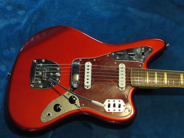 Limited Fender Jaguar MIJ 2009 JG66B Candy Apple Red guitar