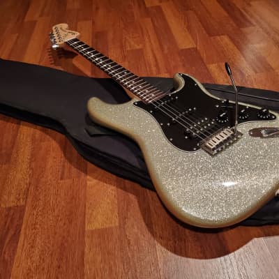 2009 Squier Standard Stratocaster FSR Silver Sparkle Edition