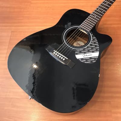 Takamine EG330GC Cutaway [Refurbished] Black Gloss Finish Acoustic Guitar image 3