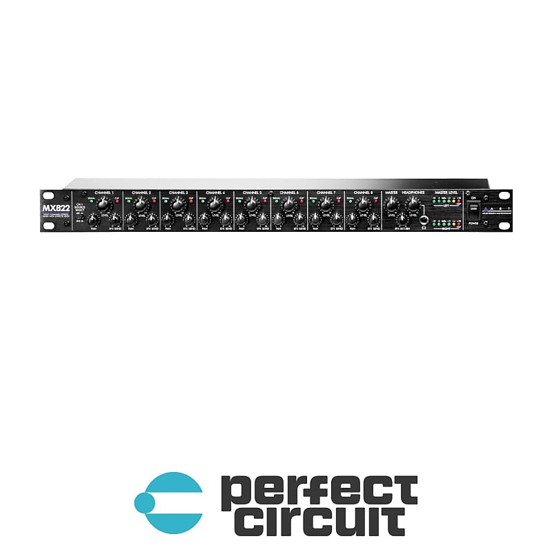 ART MX822 Stereo Rack Mixer Reverb Australia