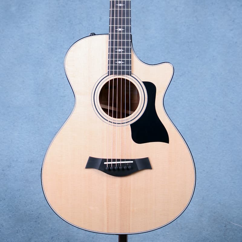 Taylor 312ce 12-Fret Grand Concert Acoustic Electric Guitar - 1210023006-Natural image 1