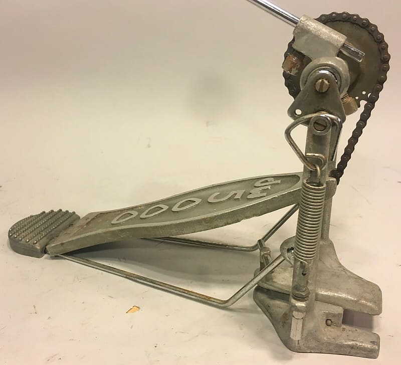 DW 5000 Bass Drum Pedal Original Vintage 80s Silver | Reverb