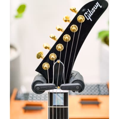 Gibson Custom Explorer Custom-Ebony w/Ebony Fingerboard & Gold Hardware image 4