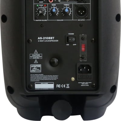 Gemini AS2108BT Powered Bluetooth Loudspeaker image 2
